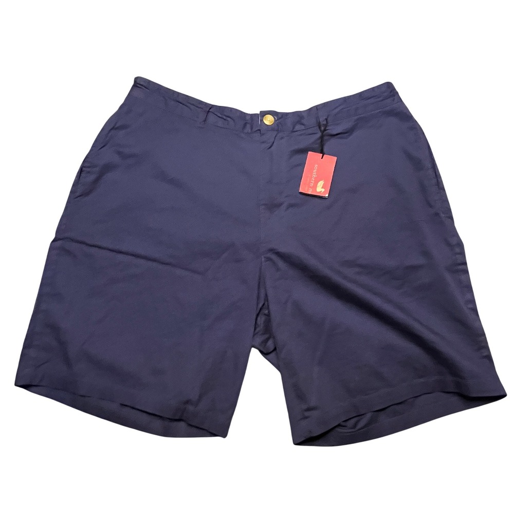 Southern‎ Marsh Windward Summer Shorts Navy Mens Size 36 Flat Front Chino 8 in